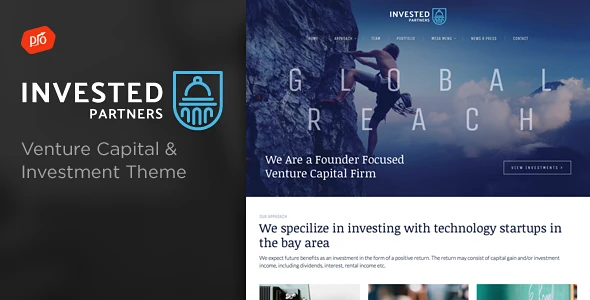 Invested – Venture Capital & Investment WordPress Theme